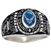 U.S. Air Force Ladies Freedom Ring - Oval Top